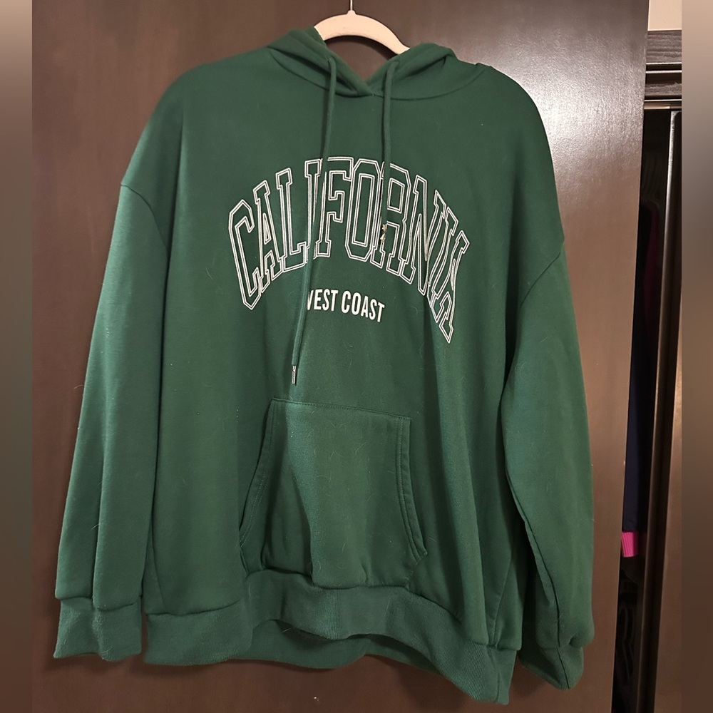 SHEIN Green California Hoodie